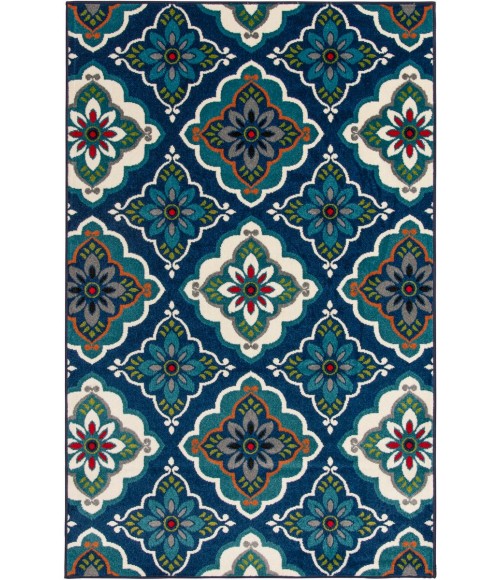 Loomaknoti Tecopa Turberry Blue/White Rug ETR16BWH08 2 ft. X 3 ft. Rectangle - Rugs Town Loomaknoti Tecopa Turberry Blue/White ETR16BWH08 2 ft. X 3 ft. Rectangle Rug