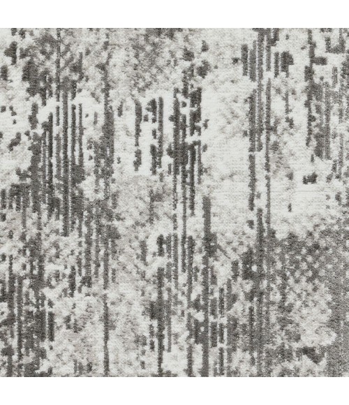 Loomaknoti Rhane Afrey Gray/Cream Rug ER008 6 ft. 7” X 9 ft. 2” Rectangle - Rugs Town Loomaknoti Rhane Afrey Gray/Cream ER008 6 ft. 7” X 9 ft. 2” Rectangle Rug