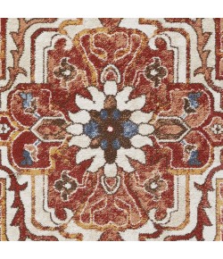 Loomaknoti Alsbrooke Zailorn Orange/Red EA006 6 ft. 7 in. X 9 ft. 2 in. Rectangle Rug