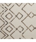 Loomaknoti Taytum Rocey White/Gray ET001 3 ft. 3 in. X 5 ft. 3 in. Rectangle Rug