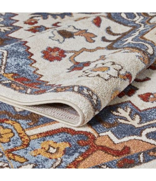 Loomaknoti Alsbrooke Zailorn Cream/Beige EA006 9 ft. 10 in. X 12 ft. 10 in. Rectangle Rug