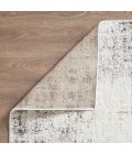 Loomaknoti Aysal Athna Gray/Cream EAY003 4 ft. X 6 ft. Rectangle Rug
