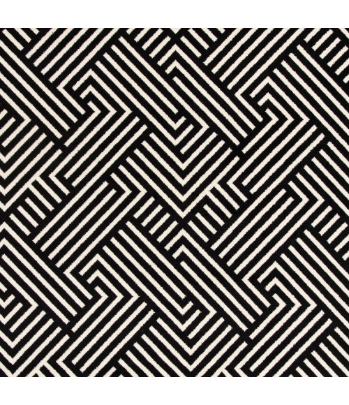 Loomaknoti Tecopa Trenten Black/White Rug ETR12BLW85 9 ft. 10 in. X 12 ft. 10 in. Rectangle - Rugs Town Loomaknoti Tecopa Trenten Black/White ETR12BLW85 9 ft. 10 in. X 12 ft. 10 in. Rectangle Rug