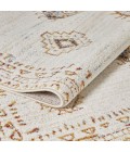 Loomaknoti Alsbrooke Temarnie Cream/Beige EA007 6 ft. 7 in. X 9 ft. 2 in. Rectangle Rug