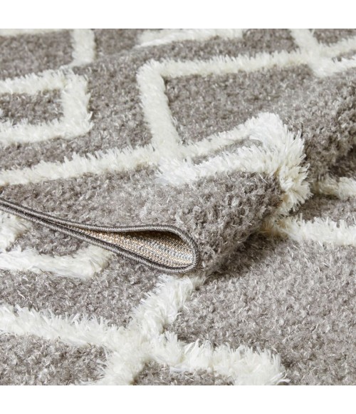 Loomaknoti Vemoa Adeta Gray/Cream EV001 2 ft.  X 6 ft. 7” Rectangle Rug