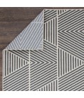 Loomaknoti Tecopa Symenia Gray/White Rug ETR10GRW12 2 ft. X 6 ft. 7” Rectangle - Rugs Town Loomaknoti Tecopa Symenia Gray/White ETR10GRW12 2 ft. X 6 ft. 7” Rectangle Rug