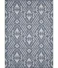 Loomaknoti Breyleigh Calitrah Blue/Cream EB005 5 ft. 3 in. X 7 ft. 3 in. Rectangle Rug