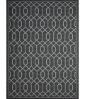 Loomaknoti Breyleigh Chendler Gray/Gray EB001 6 ft. 7 in. X 9 ft. 2 in. Rectangle Rug