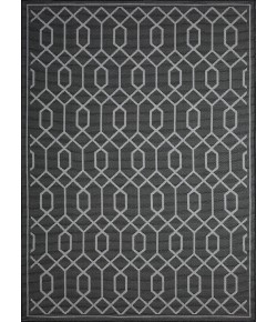 Loomaknoti Breyleigh Chendler Gray/Gray EB001 6 ft. 7 in. X 9 ft. 2 in. Rectangle Rug
