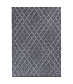 Central Oriental Newzeal Diamond Gr/E Area Rug 6 ft. 7 in. X 9 ft. 6 in. Rectangle