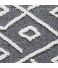 Loomaknoti Vemoa Avonako Blue/Cream EV003 3 ft. 3” X 5 ft. 3” Rectangle Rug