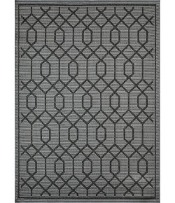 Loomaknoti Breyleigh Chendler Gray/Gray EB001 5 ft. 3 in. X 7 ft. 3 in. Rectangle Rug