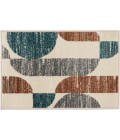Loomaknoti Tecopa Trayza White/Gray Rug ETR20WG08 2 ft. X 3 ft. Rectangle - Rugs Town Loomaknoti Tecopa Trayza White/Gray ETR20WG08 2 ft. X 3 ft. Rectangle Rug