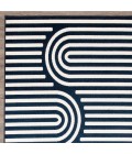 Loomaknoti Tecopa Sedvick Blue/White ETR06BWH55 5 ft. 3” X 7 ft. 3” Rectangle Rug