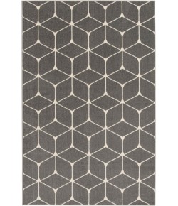 Loomaknoti Tecopa Shamid Gray/White ETR09GRW85 9 ft. 10 in. X 12 ft. 10 in. Rectangle Rug