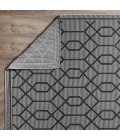 Loomaknoti Breyleigh Chendler Gray/Gray EB001 5 ft. 3 in. X 7 ft. 3 in. Rectangle Rug