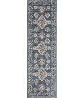 Loomaknoti Alsbrooke Temarnie Blue/Cream EA007 2 ft. X 6 ft. 7 in. Rectangle Rug