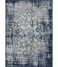 Loomaknoti Aysal Athna Cream/Blue EAY003 4 ft. X 6 ft. Rectangle Rug