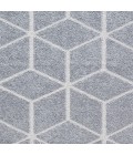 Loomaknoti Kissandrah Beraddo Gray/Cream EKI003 4 ft. X 6 ft. Rectangle Rug