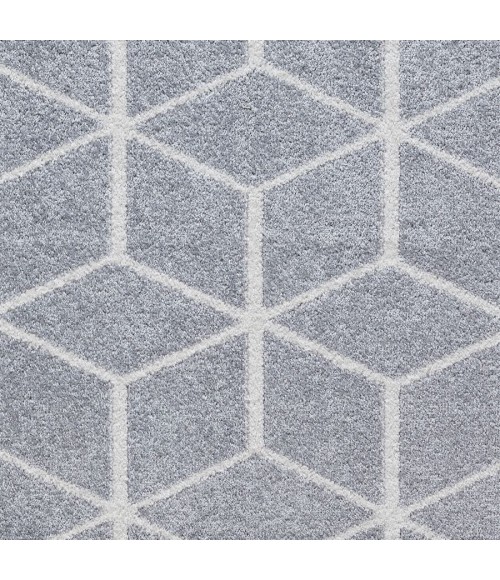 Loomaknoti Kissandrah Beraddo Gray/Cream EKI003 4 ft. X 6 ft. Rectangle Rug