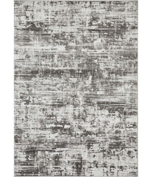 Loomaknoti Rhane Akason Gray/Cream ER009 2 ft.  X 6 ft. 7” Rectangle Rug
