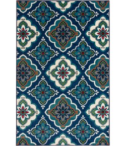 Loomaknoti Tecopa Turberry Blue/White ETR16BWH85 9 ft. 10 in. X 12 ft. 10 in. Rectangle Rug