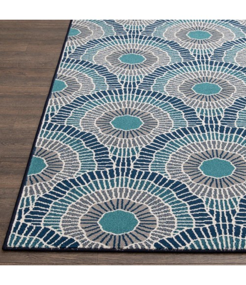 Loomaknoti Tecopa Ferley Blue/Green ETR04GB12 2 ft.  X 6 ft. 7” Rectangle Rug