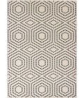 Loomaknoti Tecopa Kaharie White/Black Rug ETR21WBK55 5 ft. X 7 ft. 3 in. Rectangle - Rugs Town Loomaknoti Tecopa Kaharie White/Black ETR21WBK55 5 ft. X 7 ft. 3 in. Rectangle Rug