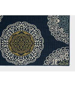 Central Oriental Haven Tremiani Bl/Gr Area Rug 2 ft. 3 in. X 7 ft. 6 in. Rectangle