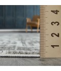 Loomaknoti Rhane Afrey Gray/Cream Rug ER008 6 ft. 7” X 9 ft. 2” Rectangle - Rugs Town Loomaknoti Rhane Afrey Gray/Cream ER008 6 ft. 7” X 9 ft. 2” Rectangle Rug