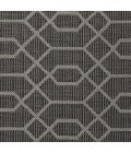 Loomaknoti Breyleigh Chendler Gray/Gray EB001 5 ft. 3 in. X 7 ft. 3 in. Rectangle Rug