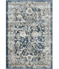 Loomaknoti Kehleigh Oviel Blue/Cream EK013 2 ft. X 3 ft. Rectangle Rug