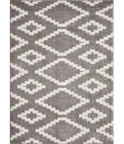 Loomaknoti Vemoa Aslayn Gray/Cream EV002 6 ft. 7 in. X 9 ft. 2 in. Rectangle Rug
