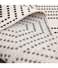 Loomaknoti Tecopa Kaharie White/Black Rug ETR21WBK08 2 ft. 3 in. X 3 ft. Rectangle - Rugs Town Loomaknoti Tecopa Kaharie White/Black ETR21WBK08 2 ft. 3 in. X 3 ft. Rectangle Rug