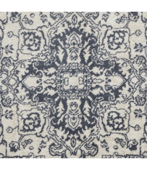 Loomaknoti Carleigh Armili Blue/Cream Rug ECW002 6 ft. 7 in. X 9 ft. 2 in. Rectangle - Rugs Town Loomaknoti Carleigh Armili Blue/Cream ECW002 6 ft. 7 in. X 9 ft. 2 in. Rectangle Rug