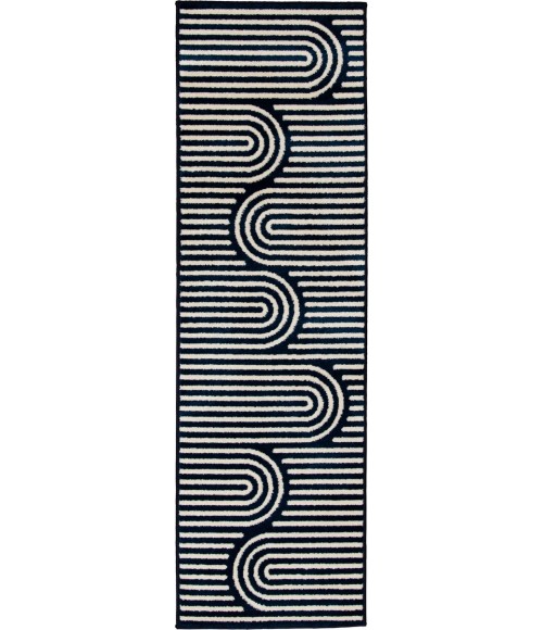Loomaknoti Tecopa Sedvick Blue/White ETR06BWH12 2 ft.  X 6 ft. 7” Rectangle Rug