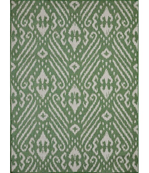 Loomaknoti Breyleigh Calitrah Green/Cream EB005 2 ft. X 3 ft. Rectangle Rug