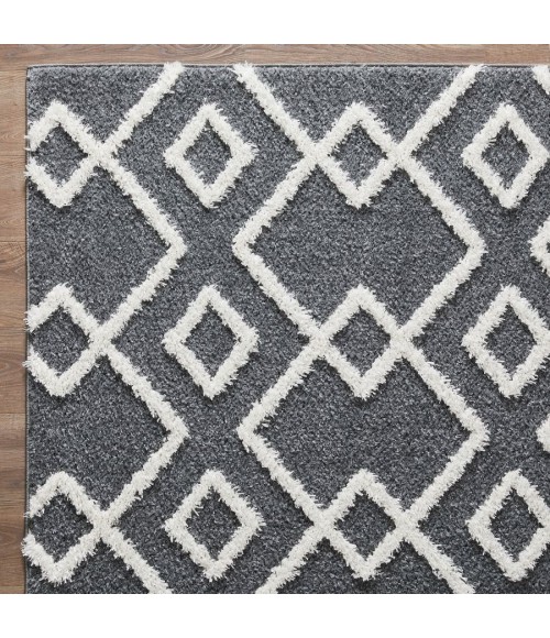 Loomaknoti Vemoa Adeta Blue/Cream EV001 5 ft. 3” X 7 ft. 3” Rectangle Rug