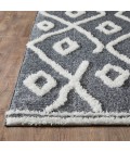 Loomaknoti Vemoa Avonako Blue/Cream EV003 3 ft. 3” X 5 ft. 3” Rectangle Rug