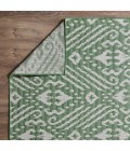 Loomaknoti Breyleigh Calitrah Green/Cream EB005 2 ft. X 3 ft. Rectangle Rug