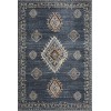 Loomaknoti Alsbrooke Temarnie Blue/Cream EA007 4 ft. X 6 ft. Rectangle Rug