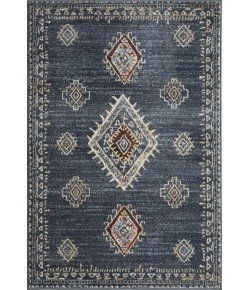 Loomaknoti Alsbrooke Temarnie Blue/Cream EA007 4 ft. X 6 ft. Rectangle Rug