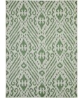 Loomaknoti Breyleigh Calitrah Cream/Green EB005 2 ft. X 3 ft. Rectangle Rug