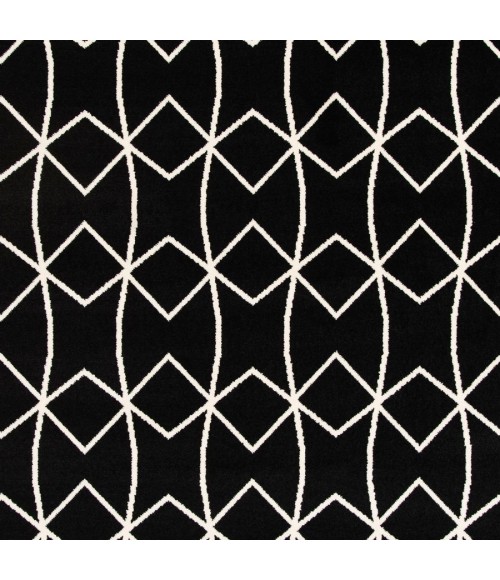 Loomaknoti Tecopa Tamariez Black/White ETR11BLW50 4 ft.  X 6 ft.  Rectangle Rug