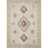 Loomaknoti Alsbrooke Temarnie Cream/Beige EA007 6 ft. 7 in. X 9 ft. 2 in. Rectangle Rug