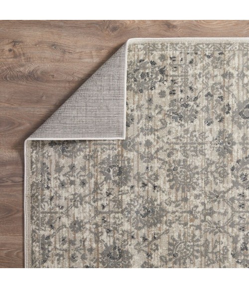 Loomaknoti Celena Asheley Cream/Blue Rug EC006 2 ft. X 3 ft. Rectangle - Rugs Town Loomaknoti Celena Asheley Cream/Blue EC006 2 ft. X 3 ft. Rectangle Rug