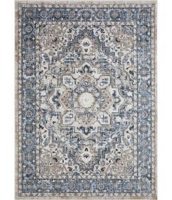 Loomaknoti Kehleigh Avalie Blue/Cream EK017 7 ft. 10 in. X 9 ft. 10 in. Rectangle Rug