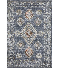 Loomaknoti Alsbrooke Temarnie Blue/Cream EA007 2 ft. X 3 ft. Rectangle Rug