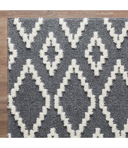 Loomaknoti Vemoa Aslayn Blue/Cream EV002 5 ft. 3” X 7 ft. 3” Rectangle Rug