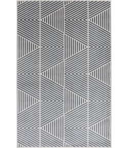 Loomaknoti Tecopa Symenia Gray/White ETR10GRW85 9 ft. 10 in. X 12 ft. 10 in. Rectangle Rug